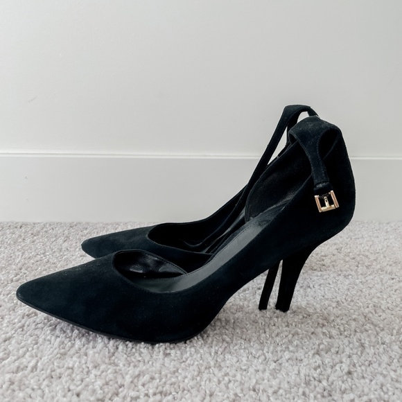 Suede Black Michael Kors Heels - Picture 4 of 7